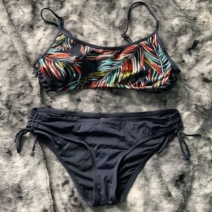 Two-piece Tropical Swimsuit